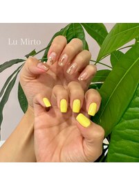 アシメネイル／イエローネイル