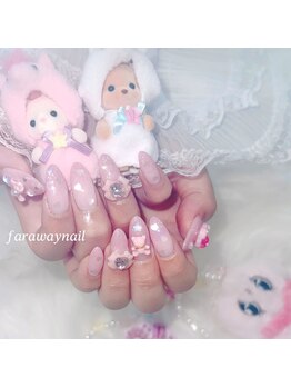 ファラウェイネイル(Faraway nail)/ピンクネイル☆