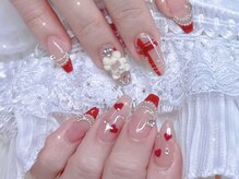 シーアンドビーネイル(C&B Nail)/ハート持ち込みデザイン