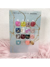 new☆フットワンポイントアート
