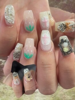 ウズ 和歌山店(UZU)/ガーリーネイル