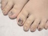 【フットネイル】お持込みデザイン《お写真に似せる10本アート》