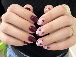 花柄ネイル