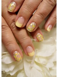 オーダーフラワーアート　ミモザ