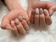 ルチル(Rutile)の雰囲気（パールが可愛いデザイン）