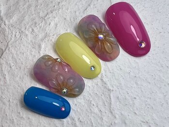 シロン バイ ラベスト 四日市店(Cilon by lovest)/カラフルネイル　定額デザイン