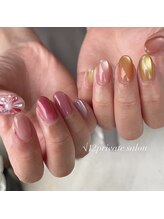 ルート12/プランパーマグネット×フラワー