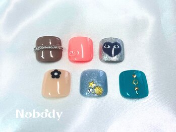 ノーバディ(Nobody)/フットデザインアート