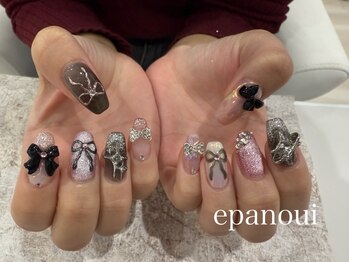 エパヌイ(epanoui)の写真/≪歴10年以上のオ-ナ-ネイリスト/確かな高技術でモチの良さ◎≫爪のお悩み解決★長さ出しもお任せください!