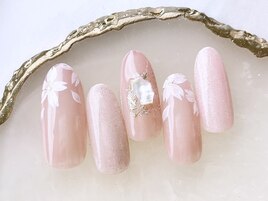 桜ネイル￥8980