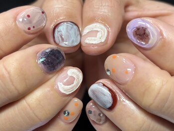 アトリエ イサイ(Atelier isAi)の写真/【持ち込みOK◎】アート特化型ネイルサロン！シンプル～個性派まで、テイストもジャンルも自在に対応♪