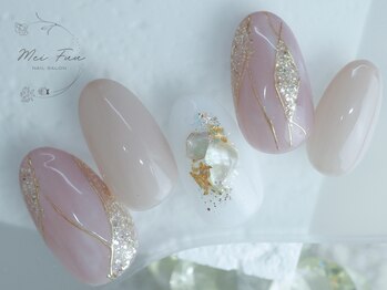 メイフウネイル(Mei Fuu Nail)の写真/【他の人と差をつける◆こだわりのニュアンスデザイン】パラジェルでモチの良さ◎ニュアンス定額初回¥8500