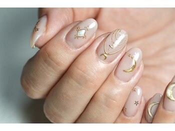 ファン ネイルサロン スクール(Fun)/ワンカラー+アート