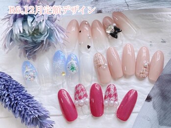 ネイルサロン キュラソー(Curacao)/R6.12月定額デザイン