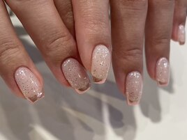 ミラーフレンチネイル！