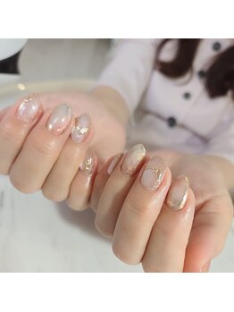 リチェルカ(ricerca)/春のニュアンスネイル