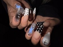 ハチイチイチサン(8113)/海外ネイル/長さだし/ドット