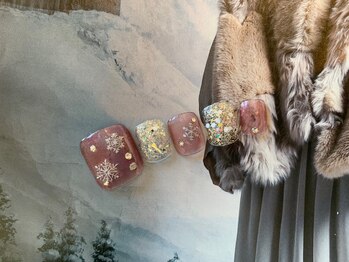 ネイルサロン&スクール ジーナ(GINA)/定番の雪の結晶★
