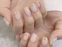 プライズアイリス アイラッシュ 池袋東口店(prize Iris eyelash)/囲みフレンチネイル【池袋】