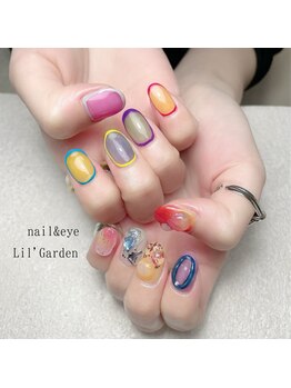 カラフルパーティーネイル