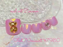 ネイルアート ジマー/フット◆70minart¥7980/学割あり