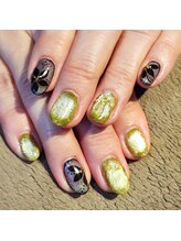 サヴァ アイラッシュアンドネイル(sava)/【オリーブグリーンマグ×黒】