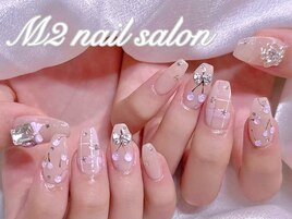 韓国風ガーリーネイル