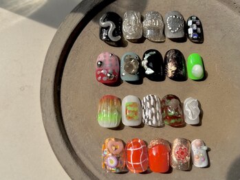 先取り★秋ニュアンスネイル