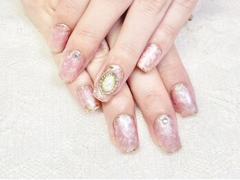 アンドシュシュネイル(&CHOU CHOU nail)/ジェムストーンネイル