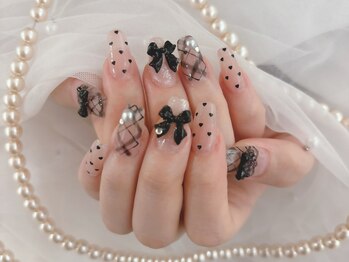 プリンセスネイル(Princess Nail)/Girlyチェックネイル