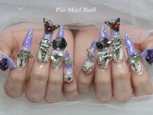 ピオミエルネイル 新宿(pio miel nail)/パープル闇かわ