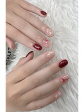 アイナ(Aina)/ツイード・リボンネイルデザイン