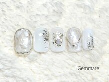 ジェンマーレ たまプラーザ店(Gemmare)/うる艶シェルミラーネイル