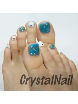 クリスタルネイル イオンモール広島府中店(CRYSTAL NAIL)/フットネイル