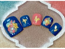 ビービーネイル(BB)/ブルーのニュアンスネイル