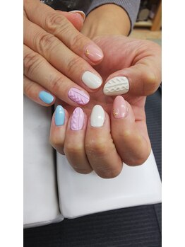 ネイルサロンアンドスクール ヴィタリティ(Vita-lity)/ニットデザイン