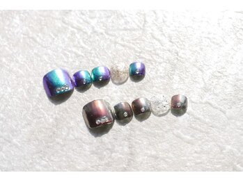 ネイルサロン ブリオン(Nail Salon Bullion)/ニュアンスミラーネイル