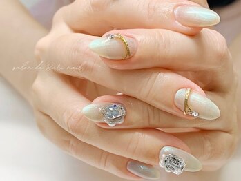 サロンドルリネイル(salon de Ruri nail)の写真/【パラジェル/長さだし1本¥500～】爪が折れてしまった!他の爪と長さを揃えたい!など爪にお悩みを持つ方に♪