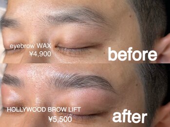 ワクシー 恵比寿店(WAXYYY.)/メンズ　アイブロウワックス