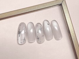 マグキラキラネイル　¥8800