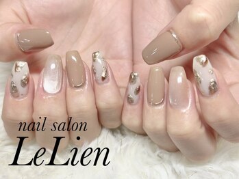 ルリアン(LeLien)の写真/人気No.1◎大人な女性を演出できるデザイン◇オフィスネイル¥7000