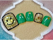 ビービーネイル(BB)/ゴールドスマイルネイル(^^♪