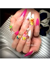 ネイルサロンアンドスクールエムズブロッサム(Nailsalon & school M's Blossom)/スカルプアート込コース
