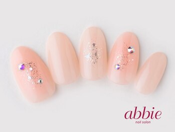ネイルサロンアビー 北千住店(abbie)/シンプルチークネイル ¥9053