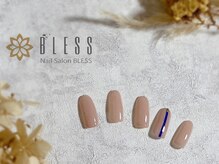 ブレス 仙台駅前本店(BLESS)/季節を選ばないシンプルネイル♪