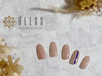 ブレス 仙台駅前本店(BLESS)/季節を選ばないシンプルネイル♪