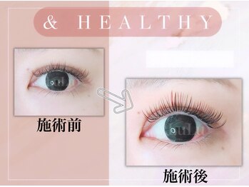 ルルラッシュ 堀江(LuLu lash)/マツパ×マツエク/&healthy