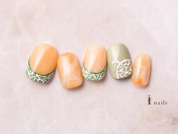アイネイルズ 横浜EAST店(I-nails)/メロンメロンネイル