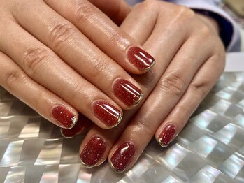 ネイルサロンモーリー(Mooori)/キラキラフラッシュネイル