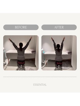 エッセンシャル 南海難波店(ESSENTIAL)/肩こり&巻き肩&猫背改善¥2,000